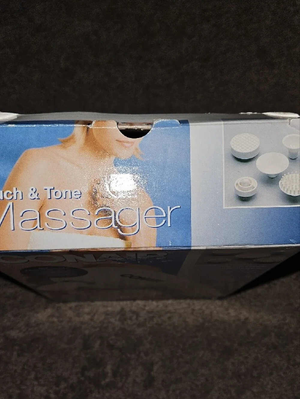 Conair Touch & Tone Handheld Massager — White
